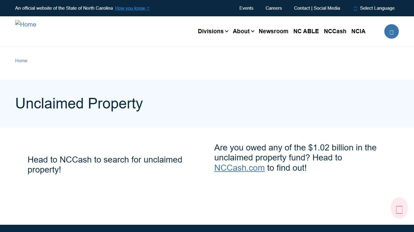 Unclaimed Property | NC Treasurer